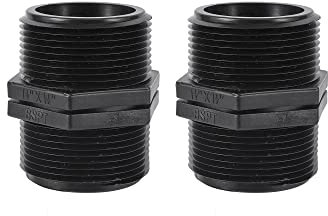 FOGWOWO 2 Pezzi Maschio 1.5 x 1.5 BSP Connettori per Sistema di Irrigazione,Acqua Adattatore Raccordi per Tubi da Giardino