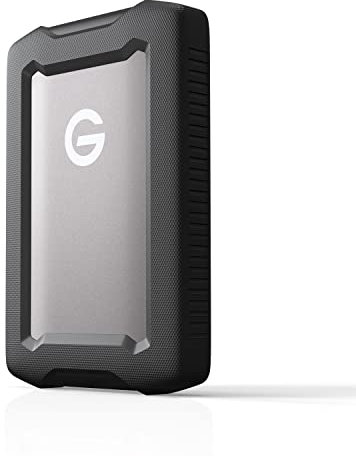 SanDisk Professional 1TB G-Drive ArmorATD, Portable Rugged External Hard Drive, HDD up to 130 MB/s, IP54 Rated for Dust and Rain Resistance, USB-C (5Gbps), USB 3.2 Gen 1, Thunderbolt 3