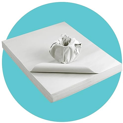 Triplast 100 Sheets of Newspaper Offcuts (20 x 30 inch) - Off White Newsprint Paper - Oil Absorbent Fish & Chip Shop Wrap - Plain Wrapping, Void Fill & Packing Paper Sheets for Moving House