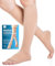 Offene Zehe Medizinische Kompressionsstrümpfe Damen & Herren 20-30 mmHg Klasse 2, Größe S-4XL, Kompressionssocken Stützstrümpfe für Krampfadern Ödeme Flug (Beige, M)