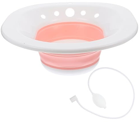 Veemoon Bidé De Plástico Plegable Lavabo Para Baño De Asiento Cuidado Posparto Limpiador Íntimo Para Mujeres Para Uso El Inodoro