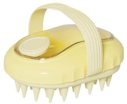 Doiyislem Spazzola per cuoio capelluto, spazzola per lo shampoo, massaggiatore per il cuoio capelluto, setole morbide, previene i nodi, massaggio alla testa, per donne, uomini, famiglia