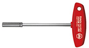 Wiha Schraubendreher mit Quergriff und Bithalter magnetisch 1/4 (01481) 150 mm