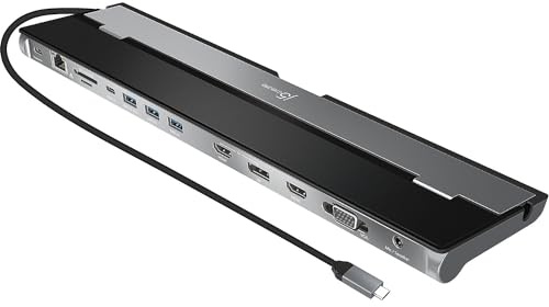 J5CREATE Station d’Acceuil USB-C™ Triple Affichage