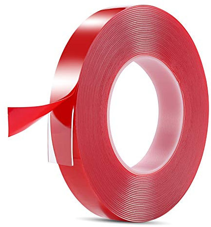 Starkes doppelseitiges Klebeband Acryl Wasserdicht Abnehmbar Rückstandsfrei Starkes Montageband für Auto Motorrad Home Wandhalterung Fotomontage (3/4 in * 33 ft)