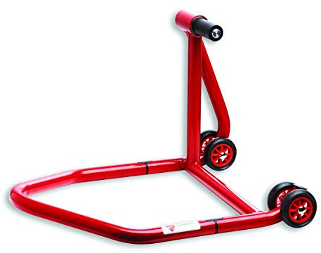 Ducati Rear service stand for single-sided swinging arm. 97080111A red