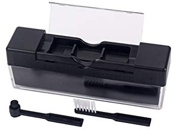 Alnicov Spazzola per la pulizia dei dischi in vinile, kit per la pulizia dei dischi fonografici LP Kit per la pulizia dei giradischi con una piccola spazzola