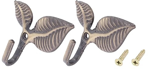 METALLIXITY Tenda Legatura Ganci (75mm/3) 2pz, Metallo Parete Montato Tenda Trattenuta Nappa Supporto - per Casa Tende Drappeggio, Bronzo Tono