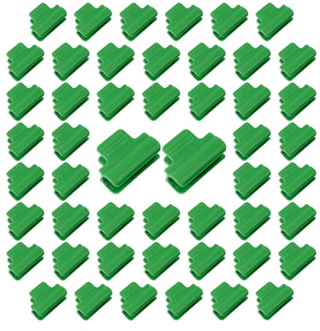 Clip per Pellicola per Serra Morsetti,Clip per Serra,50PCS 11mm Morsetti per Serra,Clip a Tunnel,Clip Di Fissaggio Del Telo per Serra,Accessori per Pellicole per Capannoni,Clip Da Giardino per Tubi