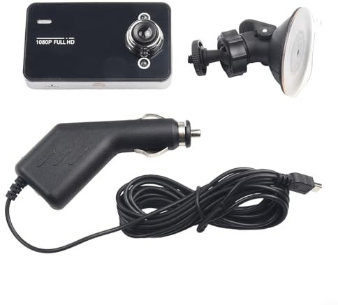 Videoregistratore a doppia lente Dash Cam, HD 1080P DVR per auto, rilevamento del movimento, registrazione in loop