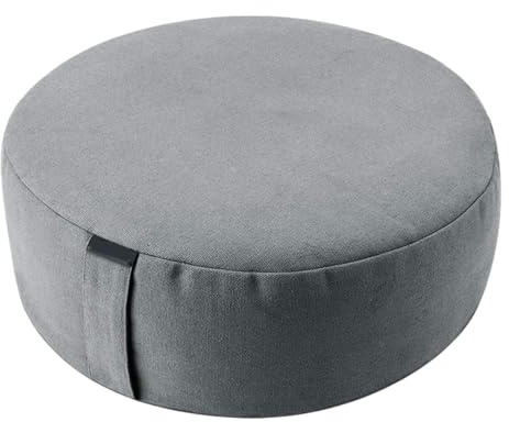 F Fityle Cuscino da Meditazione Cuscino da Pavimento Rotondo, Morbido e Confortevole, con Cerniera, Cuscino da Meditazione per casa, Balcone, Ufficio, Donne