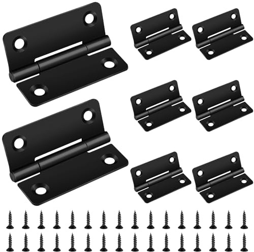 Bolatus 50x39mm Scharniere Klappbar, 8 Stück Scharnier Edelstahl 304