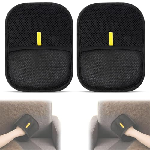 Guantes quitapelos para mascotas,2 Piezas,Guantes de aseo para mascotas,reutilizables, antiestáticos, de doble cara,para eliminar el pelo de las mascotas en la ropa