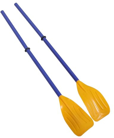 Toyvian 2 Pezzi Pagaia Kayak Gonfiabile in ABS Resistente per Sport Acquatici Anti-Slittamento e Resistente Urti per Canoa e Barca da Pesca
