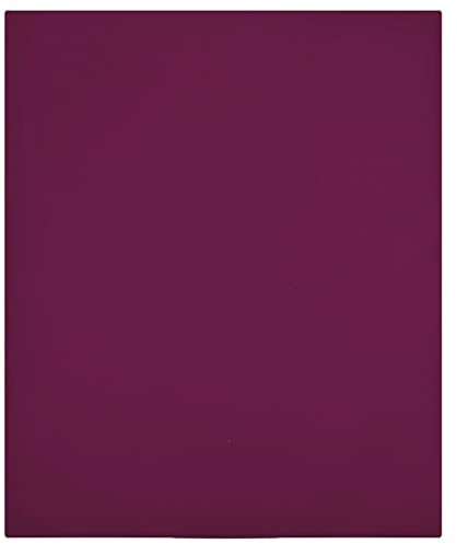 Lenzuolo Con Angoli In Cotone Jersey, Morbido E Traspirante Per Riposo Confortevole, Lenzuola con angoli, biancheria da letto, Ideale Per Camera Da Letto, Rosso Bordeaux, 140x200 cm