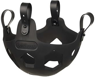 LeMieux Noma Grazing Muzzle - Compatible With Most Standard Headcollars - Lightweight - Horse Turnout Grazing Muzzle - Black - Pony