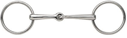 Shires Jointed Mouth Unterlegtrense, S/STEEL