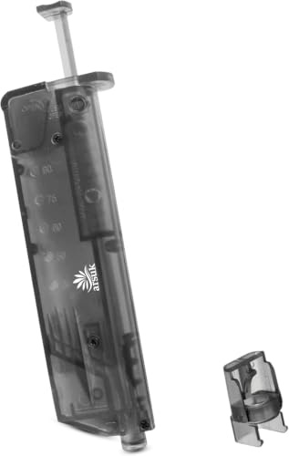 ARSUK Speed Loader 6 mm con Adattatore – 90 BB – Nero – Distributore Rapido per Palline in Plastica – Strumento di Ricarica Tascabile