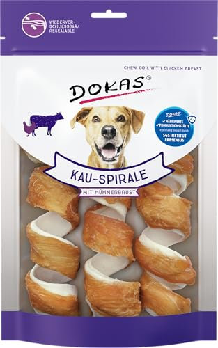 DOKAS Getreidefreier Premium Kausnack für Hunde – Ideal für zwischendurch, 110 g