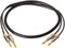 Amazon Basics Lautsprecher-Kabel mit Gold-beschichteten Bananensteckern - CL2 - 99,9 % Sauerstoff-frei, 0.9 m, Schwarz