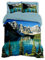 Traumschlaf Renforcé Bergsee Bettwäsche Set • mega Mountain Design • 100% Baumwolle mit Reißverschluss 135x200 cm + 80x80 cm