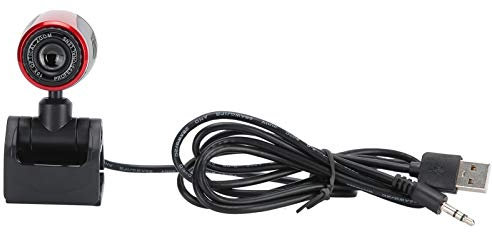 Fotocamera per Computer USB 2.0, Webcam HD Microfono Laptop USB PC Webcam Fotocamera Web Girevole Flessibile per Chiamate, Conferenze