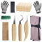 Nunemosk Holzschnitzwerkzeug Set,18 In 1 Schnitzmesser Set Mit 3 Chrom Vanadium Stahl Schnitzermessern, Geeignet Für Kinder,Anfänger Und Profis Als Schnitzwerkzeug Set,Beste Geschenk Für Bastelfreunde