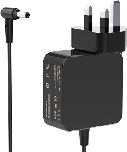 65W Laptop Charger Compatible With Lenovo V15 V14 G1 G2 G3 V155 V145 V140 V320 V340 V17 IdeaPad 110 110S 120 310 320 330 330S 510 520 B50-50 Yoga 710 Chromebook N22 Flex 14 15【Non-Original】