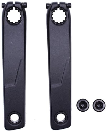 Prowheel Ebike BFG Kurbelarm,152MM/160MM/165MM/170MM Forged Alloy 6061 T6 Electric Bicycle Crank Arm for BAFANG M800 M600 M510 M500 M420,Electric Bike,Motor Mid Mounted Motor (Crankarm 160mm)