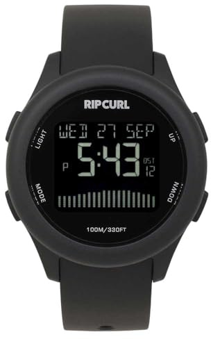 RIP CURL Womens Rip Tide Watch - Black - Plastic lens - ultrasonic weld - PU strap - 22mm strap width