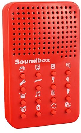 KIRVOS Generador de Sonido Divertido - Caja de Sonido con 16 Efectos Divertidos para bromas, Fiestas y Momentos de Comedia Idea de Regalo (Navidad, cumpleaños) - 1 Pieza, diversión