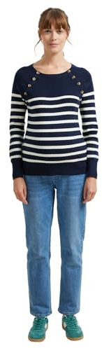 VERTBAUDET Pull marinière Grossesse et Allaitement Ouvertures Raglan Marine 38/40