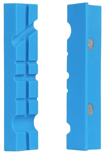 predolo Lot de 2 protections de mâchoires d'étau multi-usages, coussinets souples de protection pour mâchoires d'étau