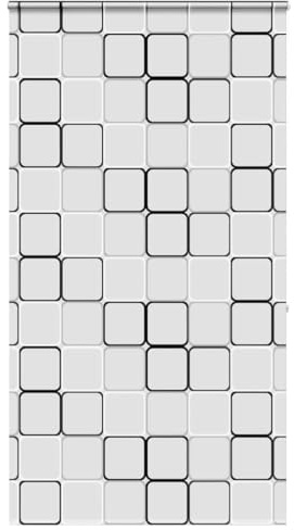 Tenda a Rullo Doccia con Cassonetto 120x240cm Larghezza Tessuto, Tenda Doccia a Rullo con Cassetta in PEVA Impermeabile per Bagno, Sistema di Avvolgimento per Risparmio