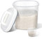 TBMax Rice Container 5L BPA Free Plastic Food Storage Container with Lid + Measuring Cup, Large Cereal Storage Bin for Kitchen(5Kg)