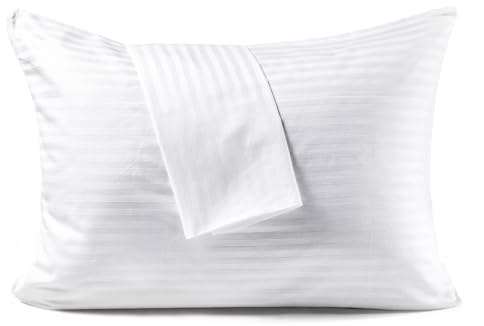 FAUNNA Federe cuscino letto cotone 50x80 cm, confezione da 6 — 100% cotone, traspiranti e silenziose, con cerniera nascosta, certificazione OEKO-TEX