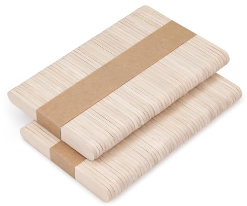 OWLKELA 100Pcs Mini Lolly Sticks 2.5 inch, Wooden | Lollipop Craft Sticks, Popsicle Sticks for Home, School and Classroom,for Crafts, Arts and Handwork
