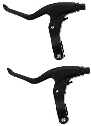 Alipis Palancas Freno Bicicleta Aluminio para Manillar Accesorio Seguro y Duradero para Reparación y Uso Bicicletas Infantiles Acabado Negro Resistente y Compatible