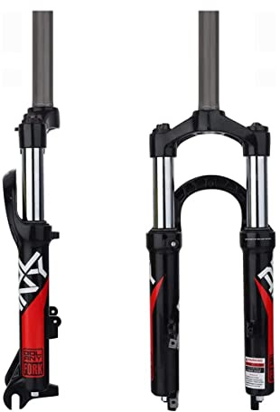 FKXSXAZ Horquilla Plegable de suspensión para Bicicleta de montaña de 20 Pulgadas, Tubo Recto de 28,6 mm, Cierre rápido de 9 mm para la Rueda Delantera.