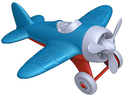 Green Toys Airplane - BPA, Phthalates Free, Blue Air Transport Toy for Introducing Aeronautical Knowledge, Improving Grasping Power. Toy Vehicles