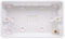 Schneider Electric Lisse White Moulded - Double Surface Pattress Box, 25 mm Deep, GGBL9225S, White