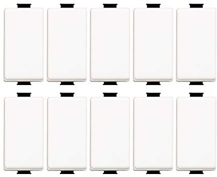 Bticino ASTAM5001 Interruttore Matix 1P 16 A, Kit 10 Pezzi, Bianco