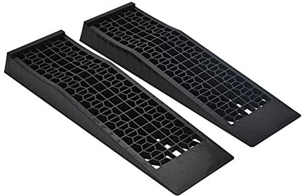 Trintion 2Pcs Heavy Duty Kerb Ramp - 3 Ton Capacity, Low Rise, Wide Car & Van Access