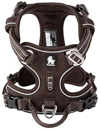 WINHYEPET Truelove No Pull Hundegeschirr, reflektierendes Hundegeschirr für Hunde, verstellbare weich gepolsterte Haustierweste mit einfachem Bediengriff TLH56512
