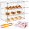 YMJOINMX Acryl-Vitrine für Bäckereien, Gebäck, Vitrine, Einzelhandel, Thekengehäuse, Acryl-Vitrine, Donut-Keks-Vitrine, Kunststoffkoffer
