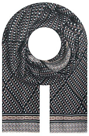 Majea Halstücher Damen Tuch Kopftuch Halstuch Schal Damen-Schal Tücher Damen Stola (880030) (schwarz 18)