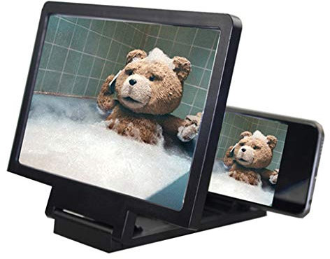 MONOJLY Enlarged Screen Phone Stand Bracket 3D Screen Amplifier Mobile Phone Screen Video Magnifier For Smartphone