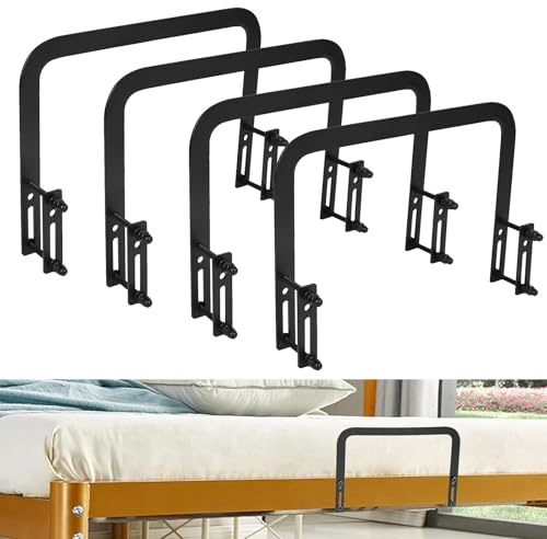 Lot de 4 supports de matelas antidérapants, stabilisateurs de matelas réglables, empêchent le matelas de glisser, pour panneaux de lit massifs, lits flottants Tatami
