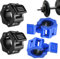 Federverschlüsse 4 Stück Hantelverschlüsse Hantel Verschluss, Hantelverschluss, Barbell Clamp für sicheres Training & schnellen Scheibenwechsel
