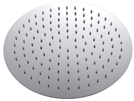 Rostfritt stål runt regnduschhuvud ultratunn designtryckökning lätt att rengöra och installera kromfinish för en fantastisk duschupplevelse.